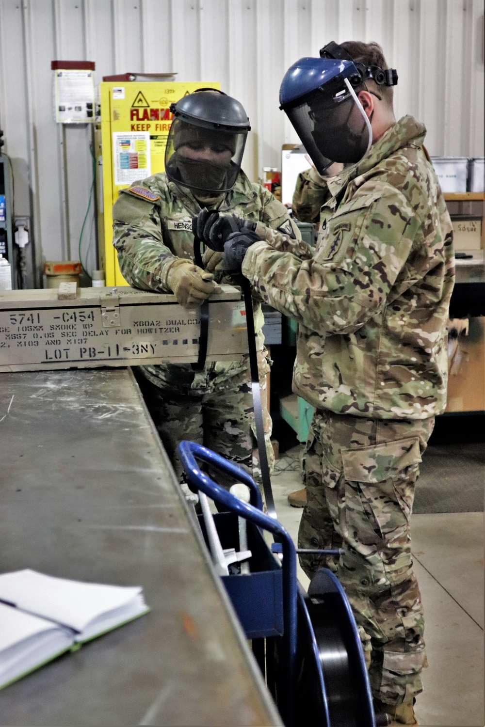 89B ALC students complete ammo inspection training at Fort McCoy’s Ammunition Supply Point