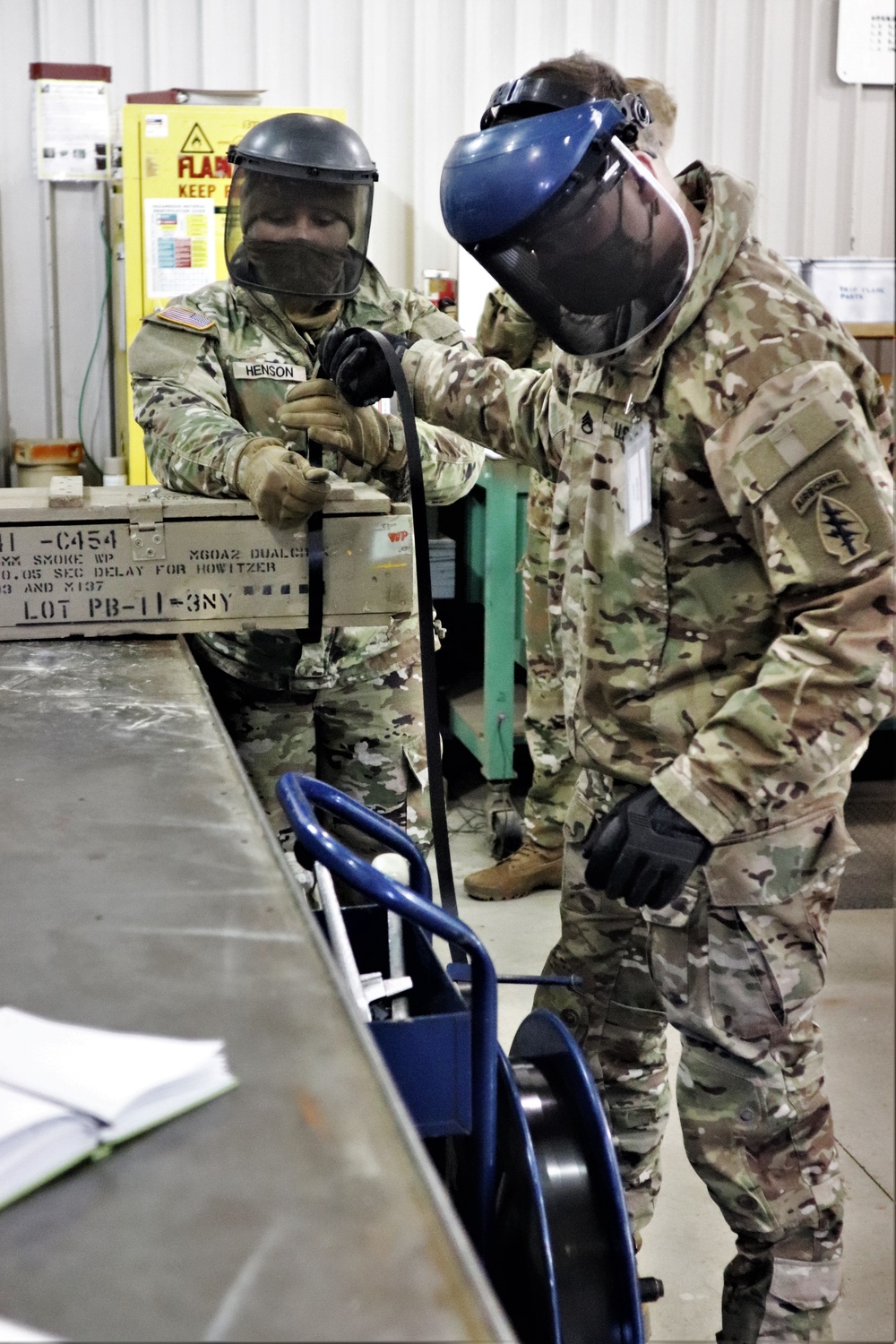 89B ALC students complete ammo inspection training at Fort McCoy’s Ammunition Supply Point