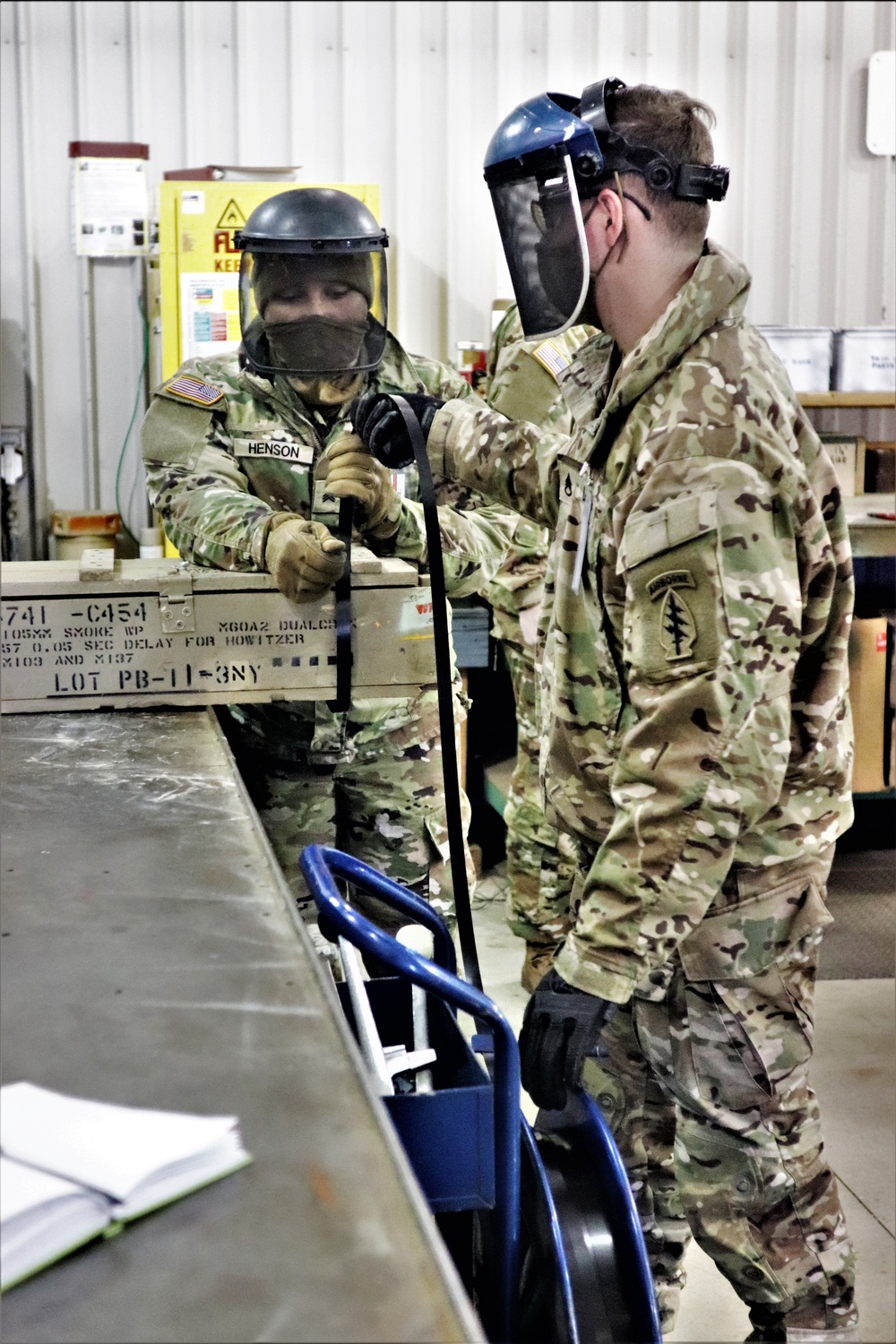 89B ALC students complete ammo inspection training at Fort McCoy’s Ammunition Supply Point