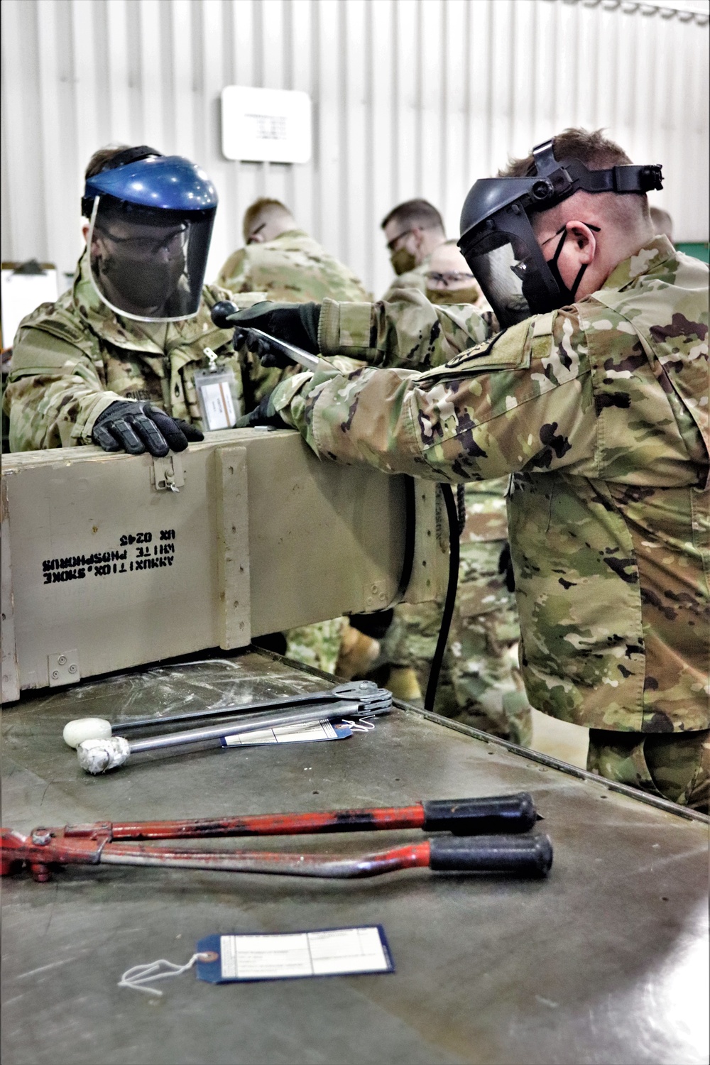 89B ALC students complete ammo inspection training at Fort McCoy’s Ammunition Supply Point