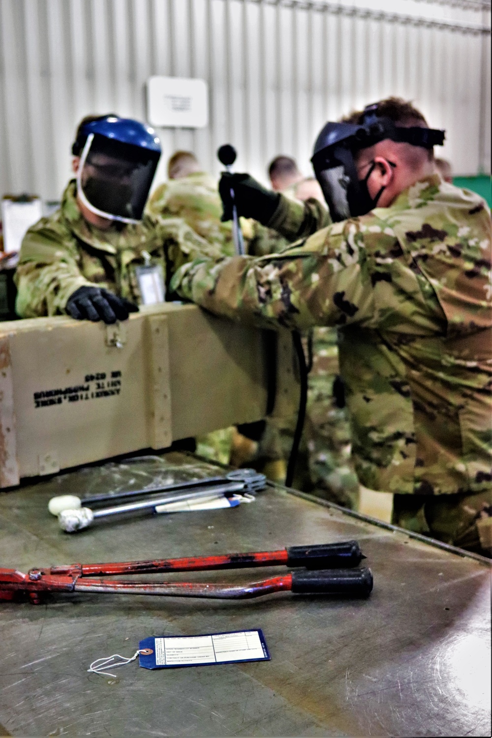 89B ALC students complete ammo inspection training at Fort McCoy’s Ammunition Supply Point