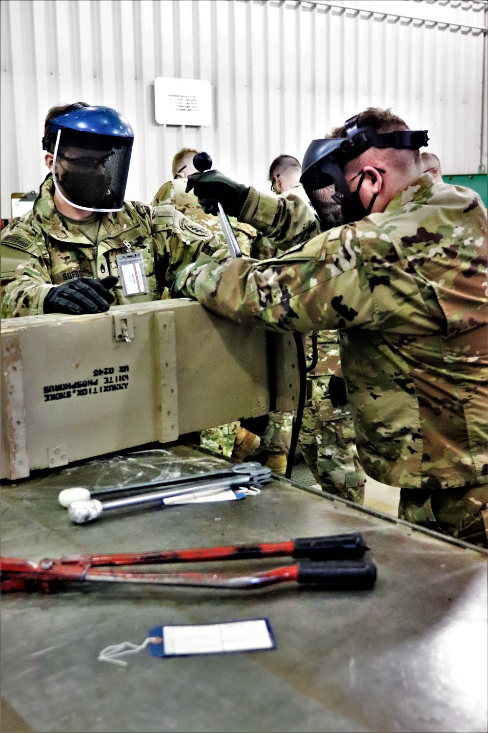 89B ALC students complete ammo inspection training at Fort McCoy’s Ammunition Supply Point