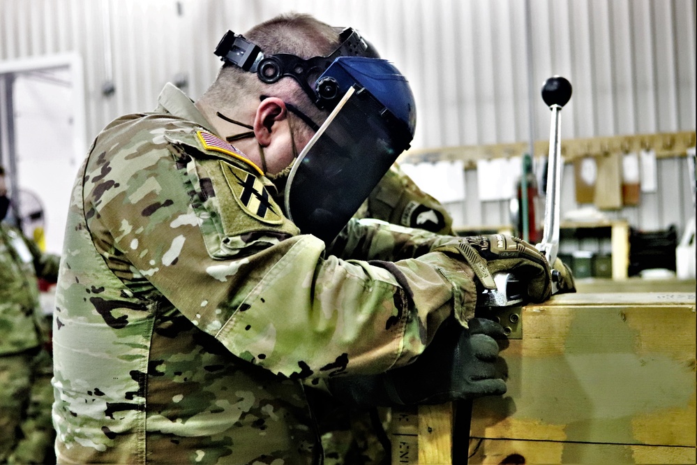 89B ALC students complete ammo inspection training at Fort McCoy’s Ammunition Supply Point