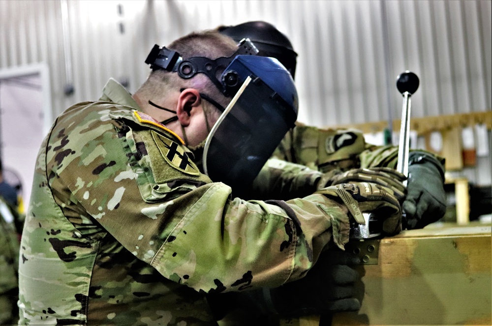 89B ALC students complete ammo inspection training at Fort McCoy’s Ammunition Supply Point