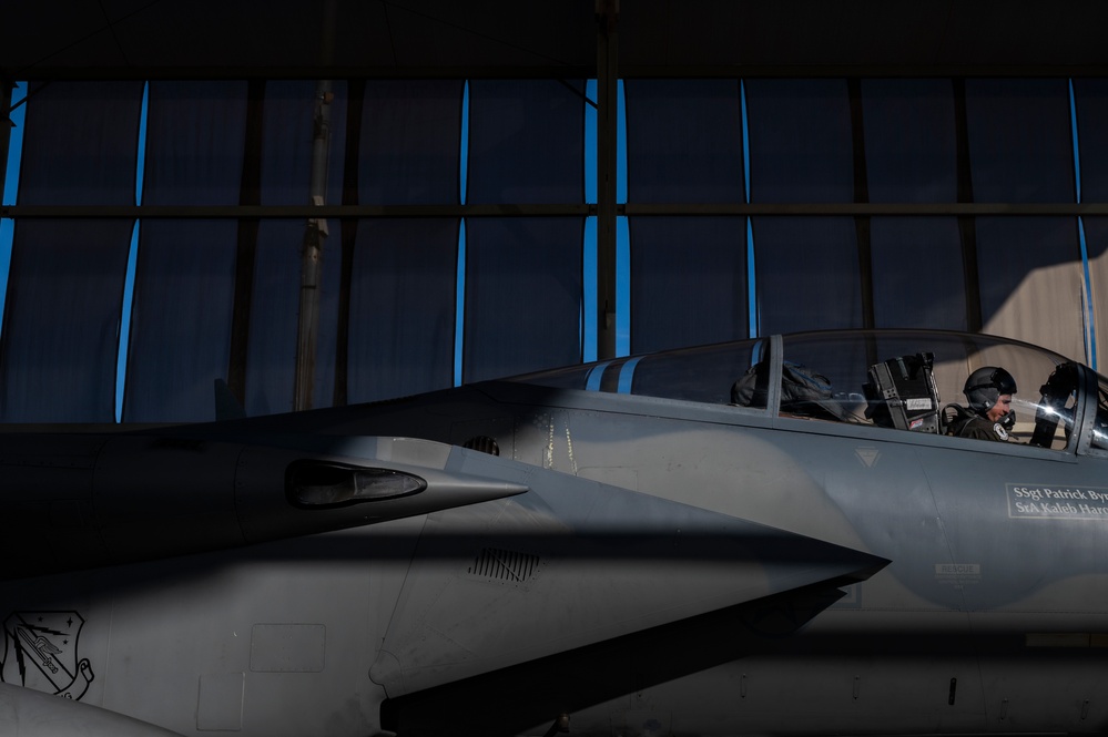 F-15C Depart Nellis AFB for Eglin assignment