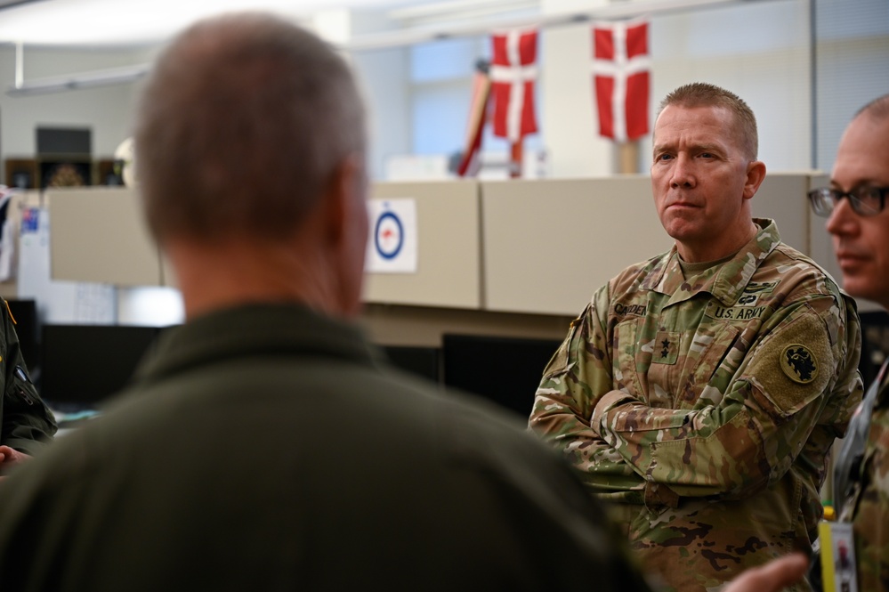 Georgia National Guard adjutant general visits Ninth Air Force (Air Forces Central) Headquarters