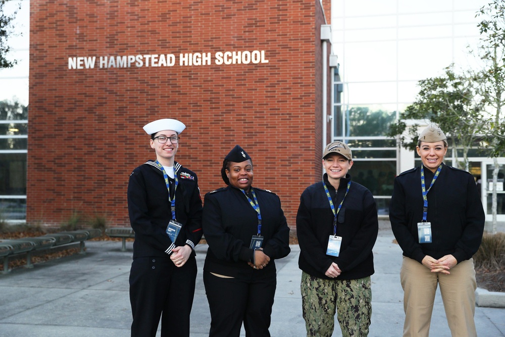 New Hampstead High School Navy Visit