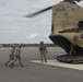 Alpha Company Soldiers conduct logistics airlift training