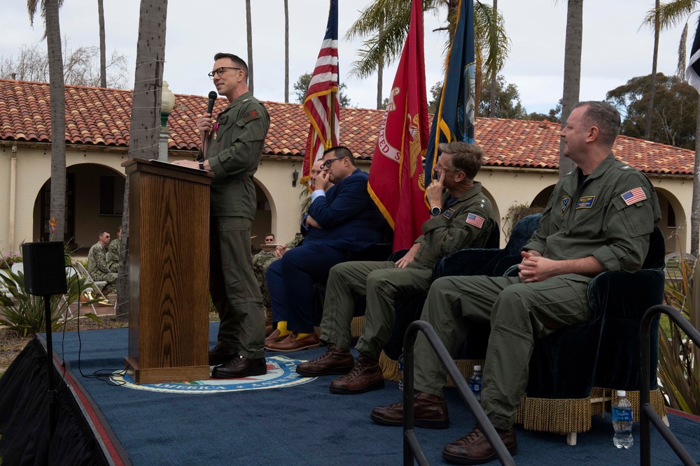 Maritime Support Wing Holds Change of Command