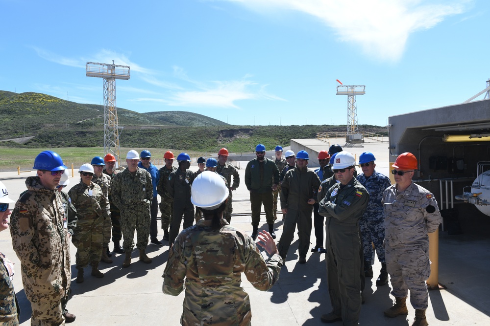 Officers from Around the Globe Visit Vandenberg, Tour SLC-6