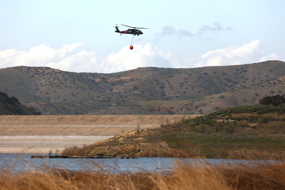 1-140th AHB trains with Cal Fire for aerial wildland firefighting