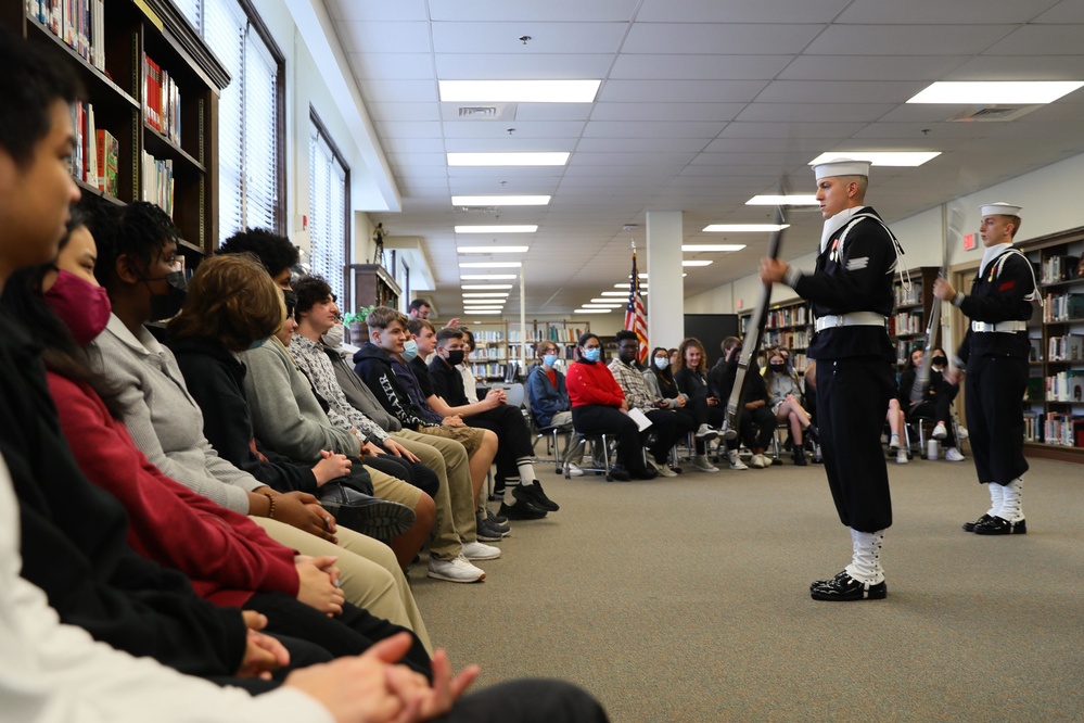 Savannah Arts Academy Navy Visit