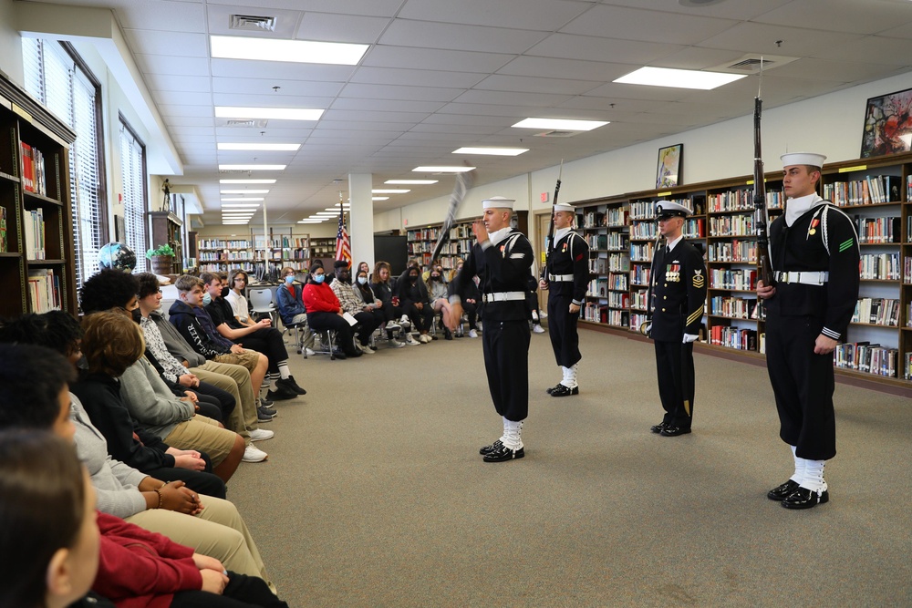 Savannah Arts Academy Navy Visit