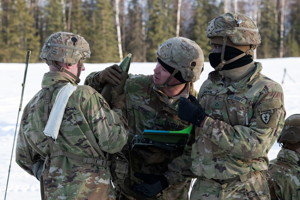 Spartan paratroopers conduct live-fire artillery training