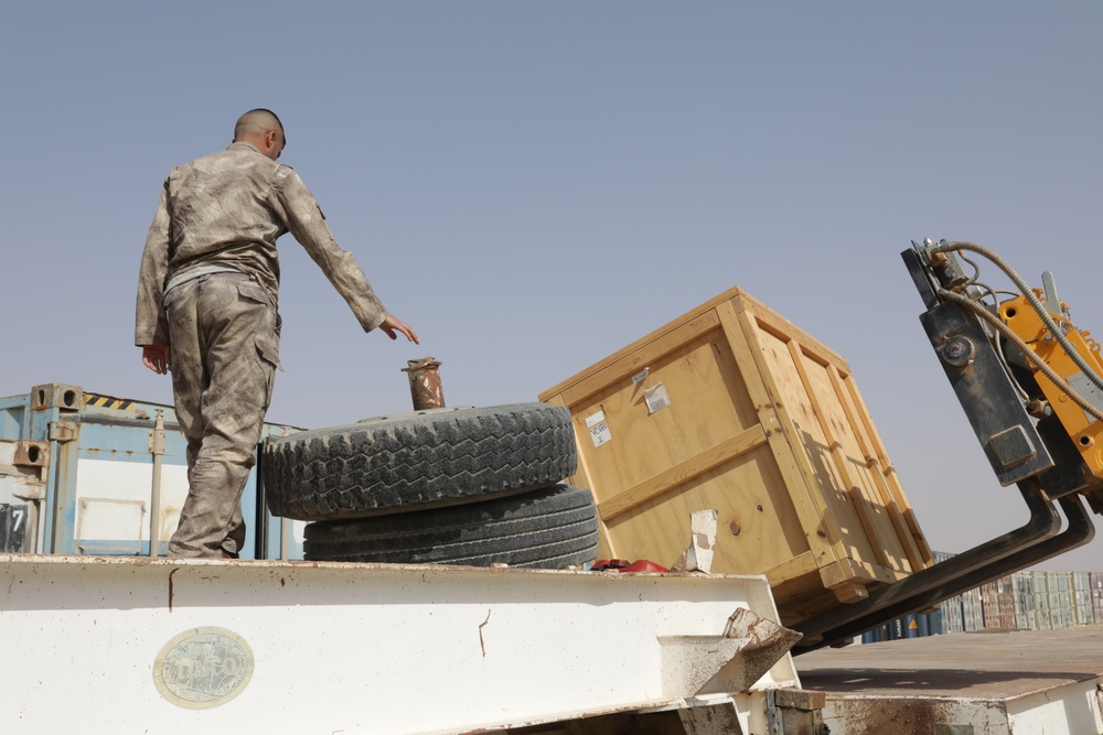 Equipment Divestment at Al Asad Air Base, Iraq