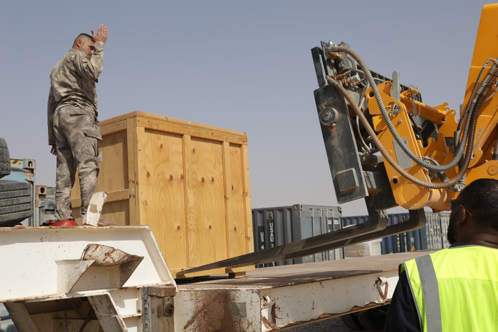 Equipment Divestment at Al Asad Air Base, Iraq