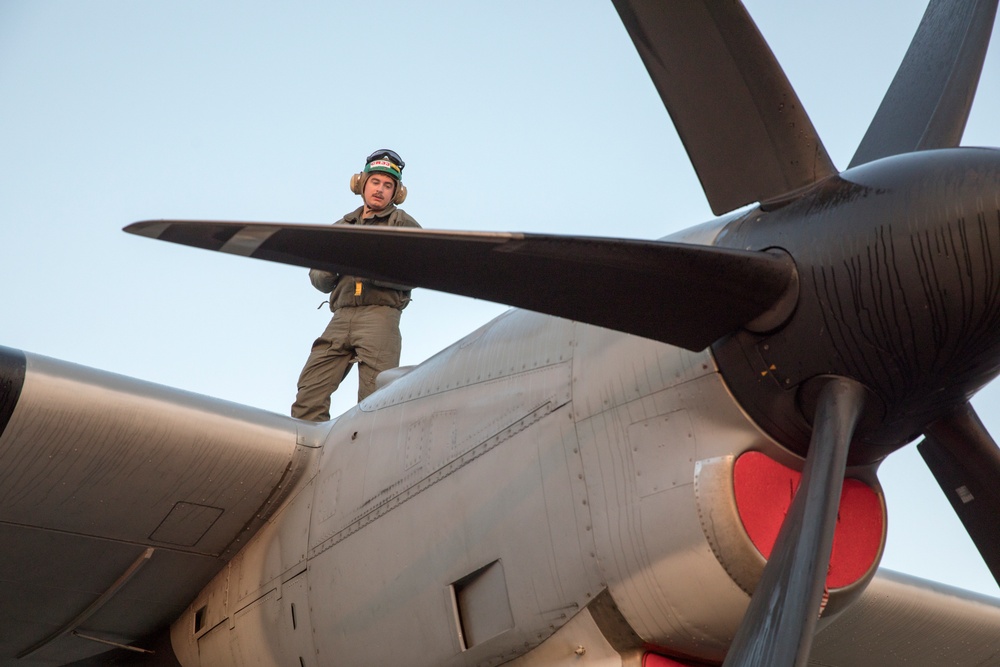 Sumos Refuel F-35's during CAS near Mt. Fuji