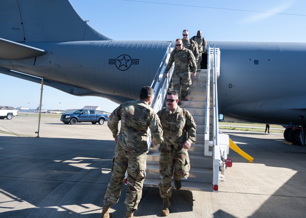 Team Mildenhall Airmen return from Ramstein AB