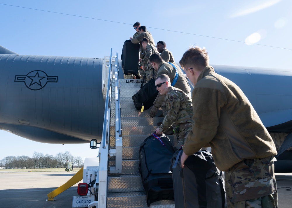 Team Mildenhall Airmen return from Ramstein AB