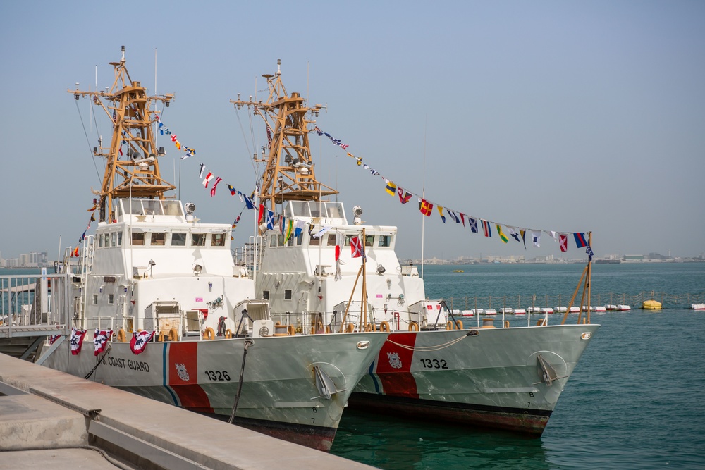 U.S. Coast Guard Decommissions 3 Cutters in Bahrain