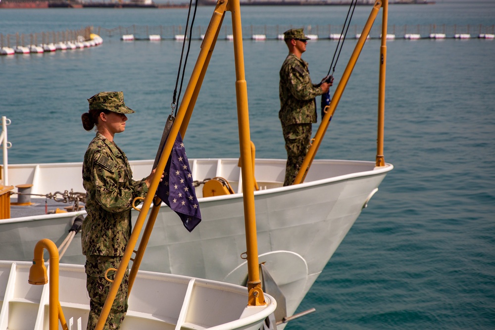 U.S. Coast Guard Decommissions 3 Cutters in Bahrain