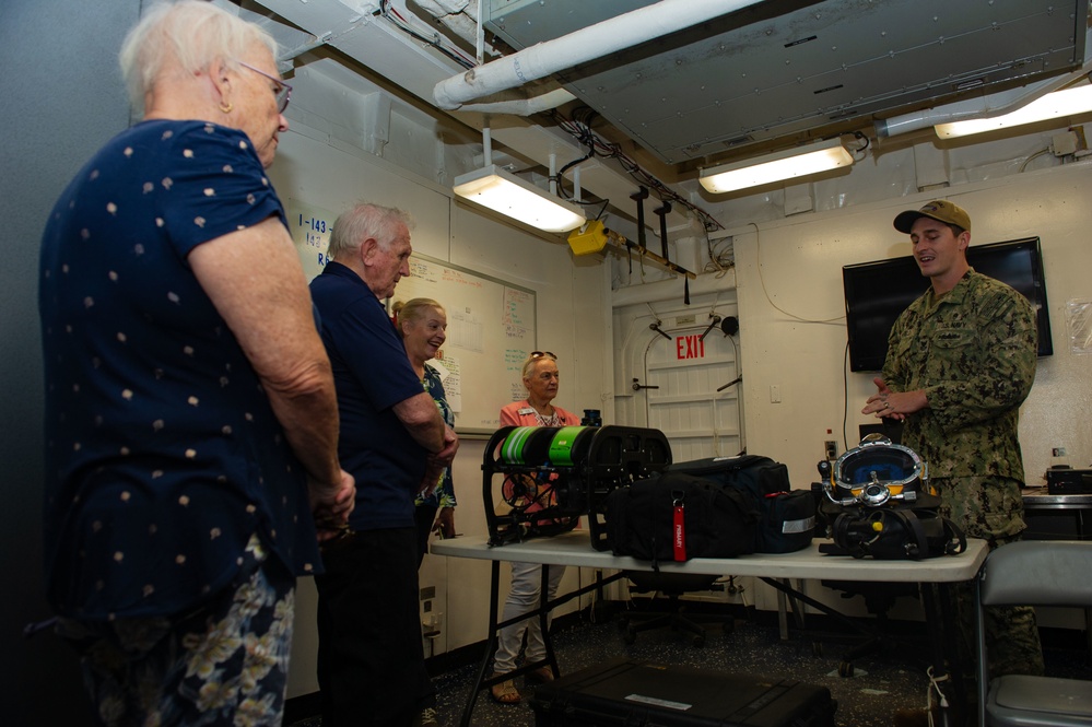 Coral Sea Commemorative Association Tours Frank Cable