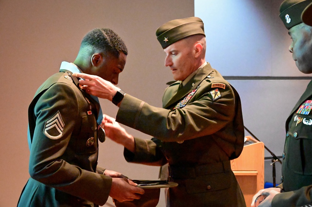 Drill Sergeant Leader inducted into SAMC Victory Chapter