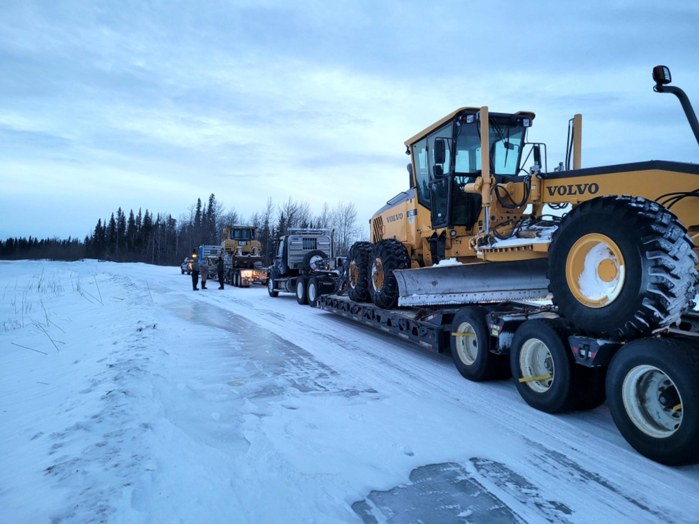 19th CES contributes to building Delta Junction ice bridge