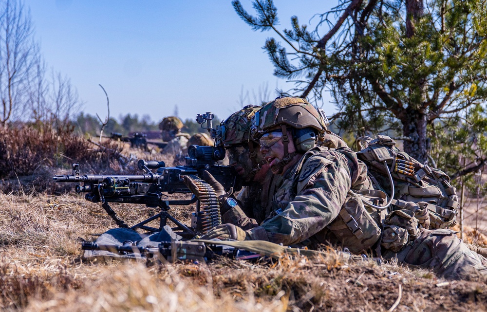 SkySoldiers conduct live-fire exercise in Latvia