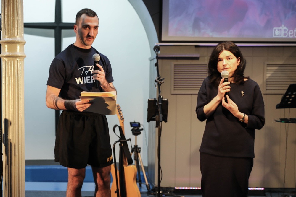 U.S. Soldiers Baptized at Local Polish Church