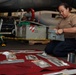 Abraham Lincoln Sailors conduct aircraft maintenance