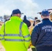 Fire Chiefs from different cities discussing the next course of action in containing the fire.