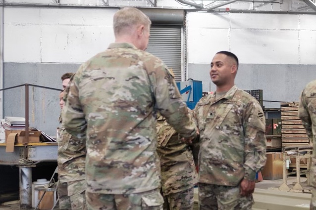 CSA Visits Fort Stewart and Hunter Army Airfield