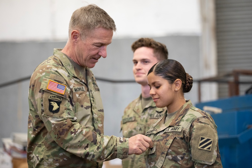 CSA Visits Fort Stewart and Hunter Army Airfield