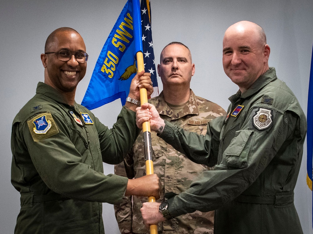 350th Spectrum Warfare Group assumption of command