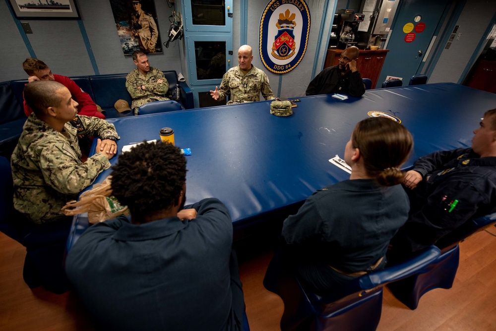 MCPON Russell Smith visits USS Bulkeley (DDG 84)