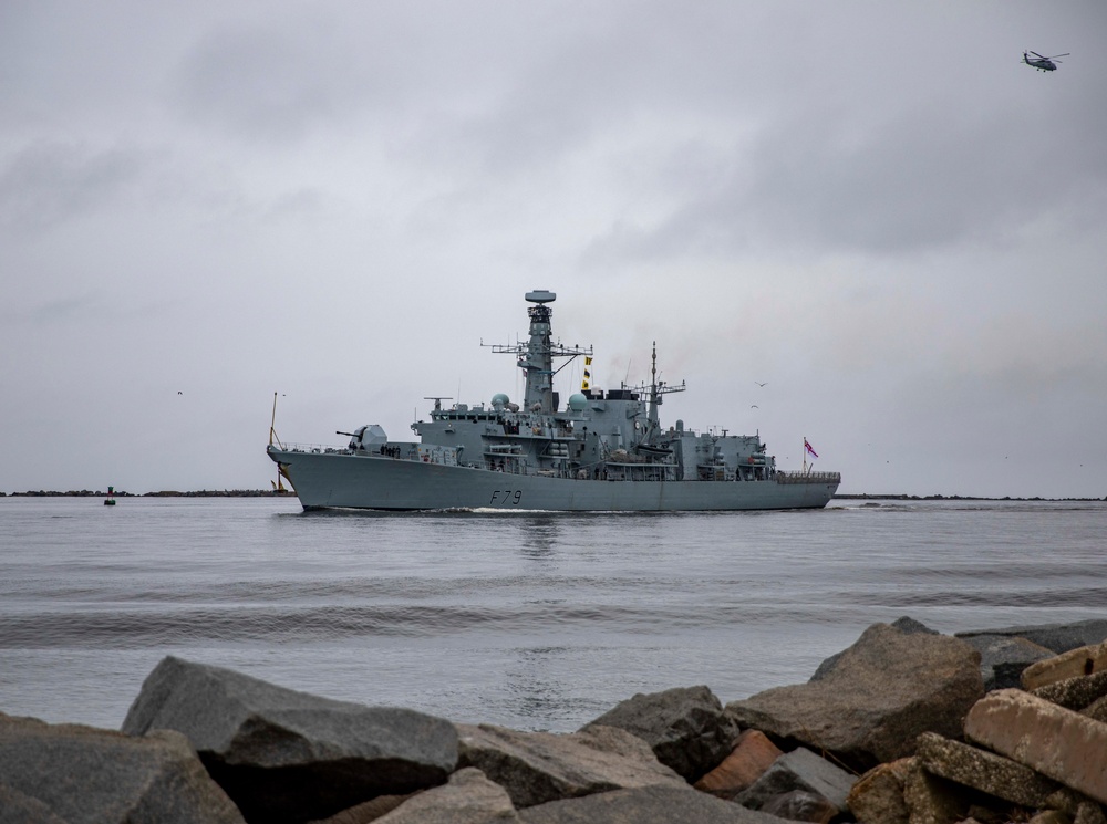 HMS Portland Arrives at Naval Station Mayport