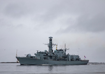 HMS Portland Arrives at Naval Station Mayport