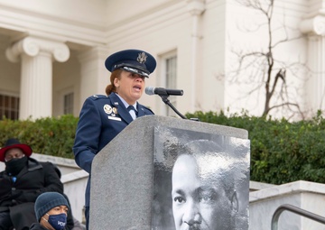 Col Mentzer speaks at MLK Celebration