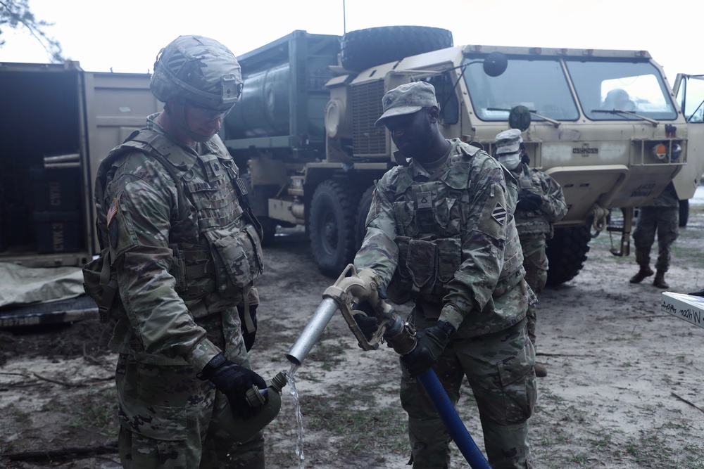 From dirty to clean Provider Soldiers train to bring fresh water