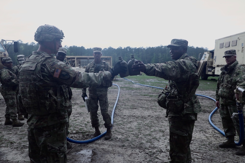 From dirty to clean Provider Soldiers train to bring fresh water