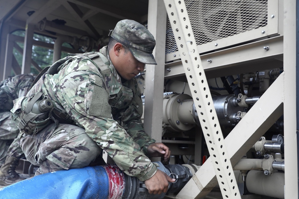 From dirty to clean Provider Soldiers train to bring fresh water