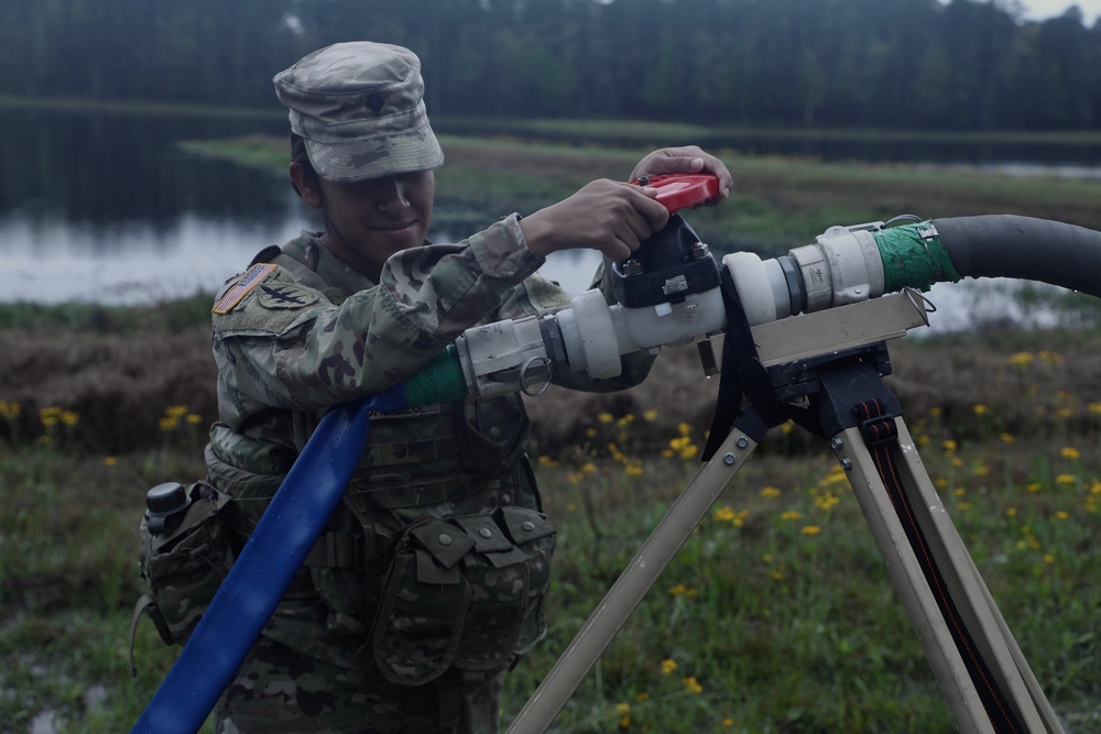 From dirty to clean Provider Soldiers train to bring fresh water