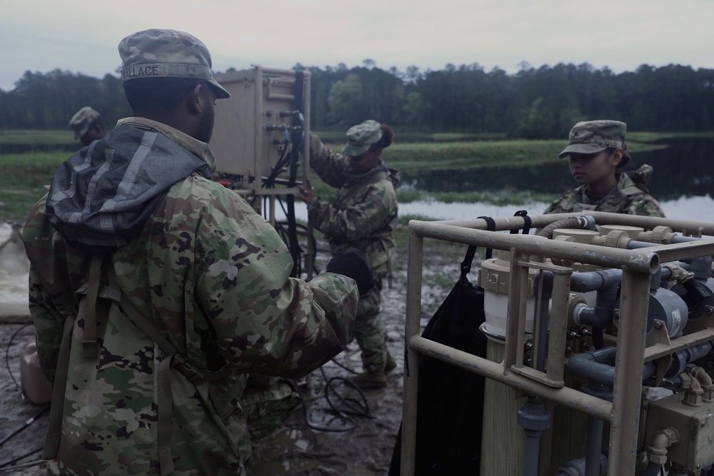 From dirty to clean Provider Soldiers train to bring fresh water