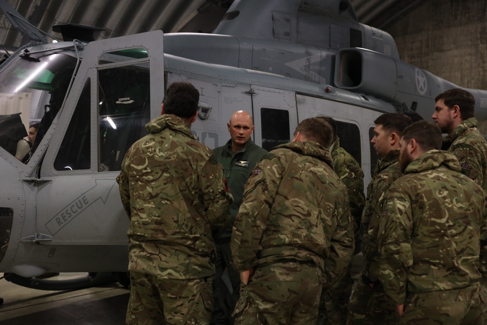 NATO Partners and Allies tour Marine Corps Helicopters in Norway