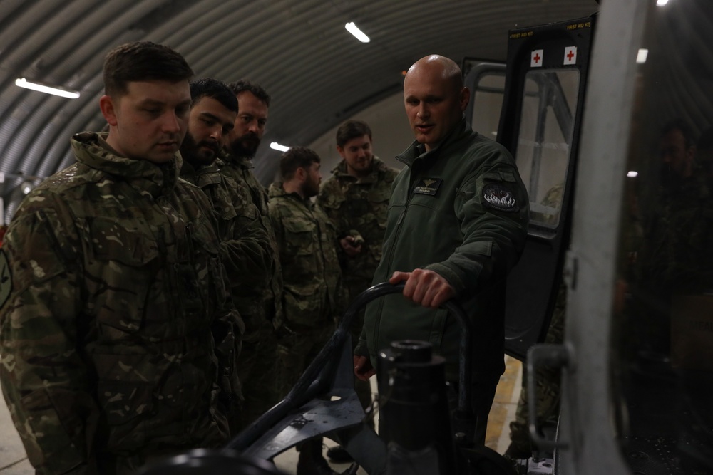 NATO Partners and Allies tour Marine Corps Helicopters in Norway