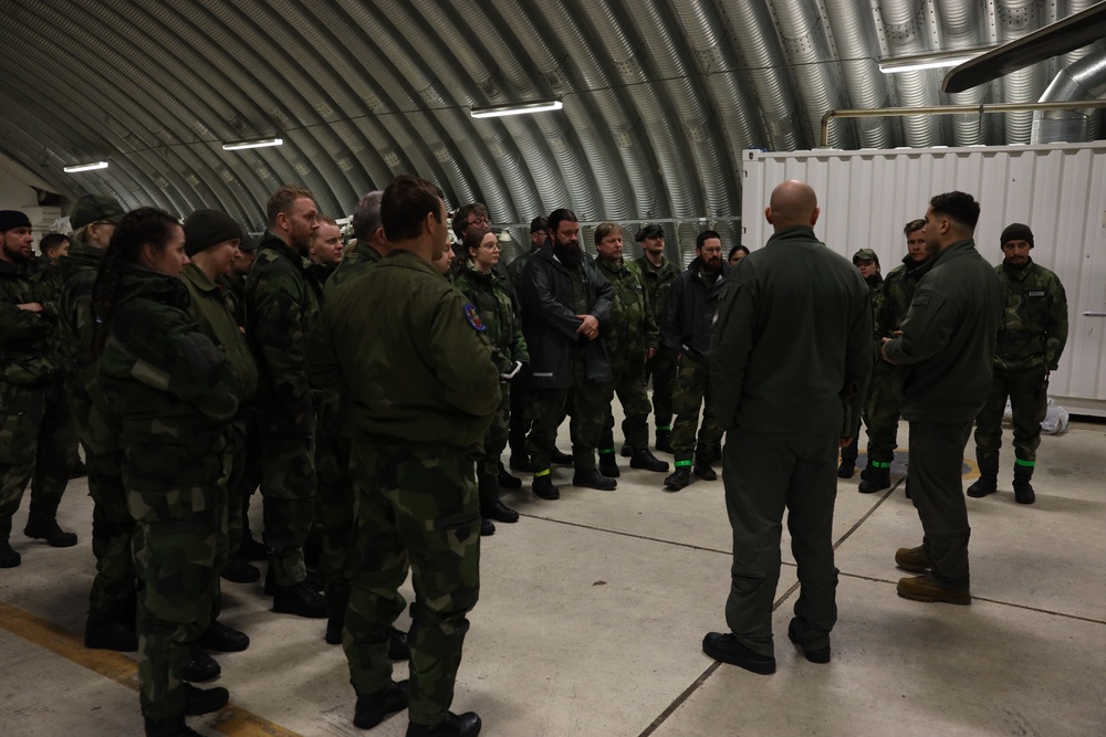 NATO Partners and Allies tour Marine Corps Helicopters in Norway