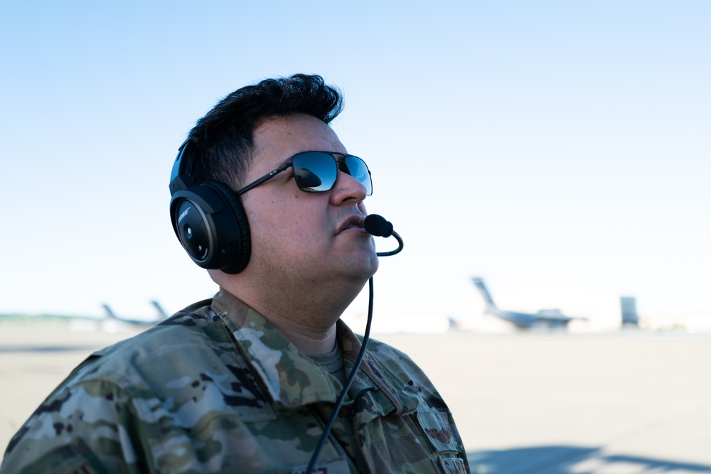 C-5M Super Galaxy preflight procedure at Travis AFB