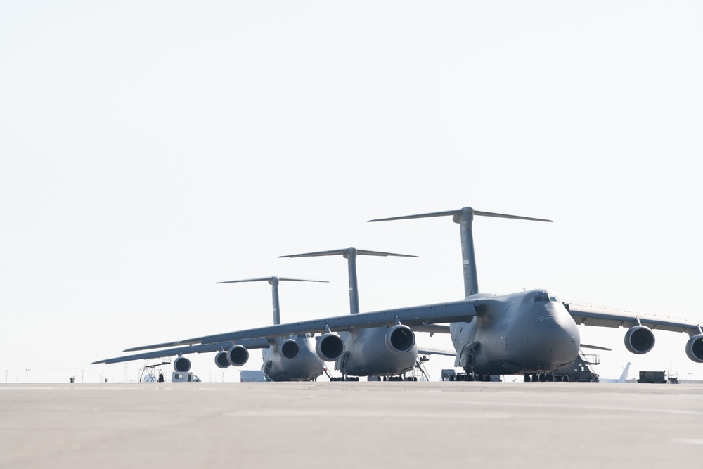 Travis AFB flight line March 2022