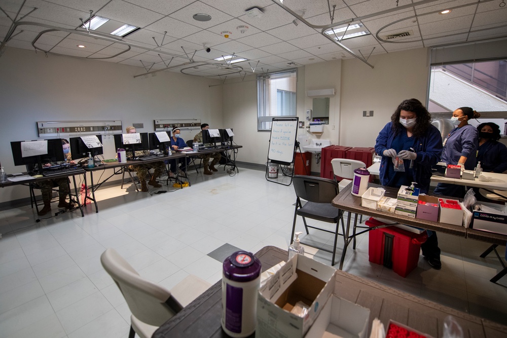 Yokota removes outdoor COVID testing tent site